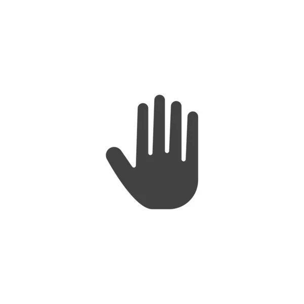 Hand Palm Icon Vector Illustration — Stock Vector