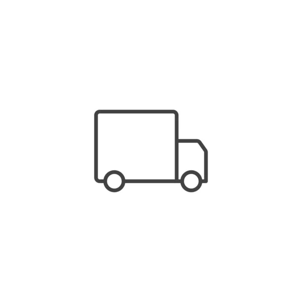 Φορτηγό Εικονίδιο Ναυτιλίας Διανυσματική Απεικόνιση — Διανυσματικό Αρχείο