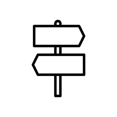 işaret noktası, seyahat simgesi vektör illüstrasyonu