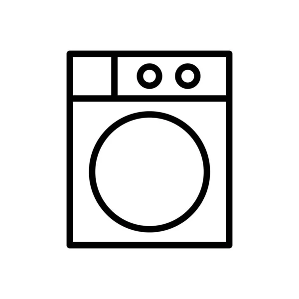 Wash Machine Icon Vector Illustration — Stock Vector