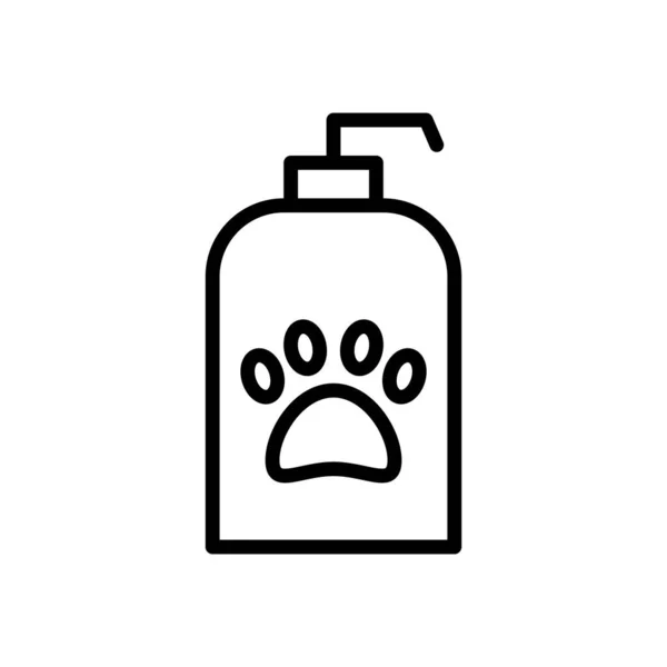 Dog Soap Icon Vector Illustration — Stock Vector