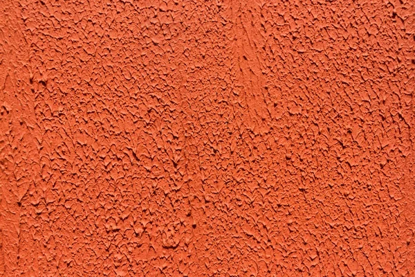 Fundo Abstrato Cor Terracota Velho Gesso Texturizado Com Gotas Tinta — Fotografia de Stock