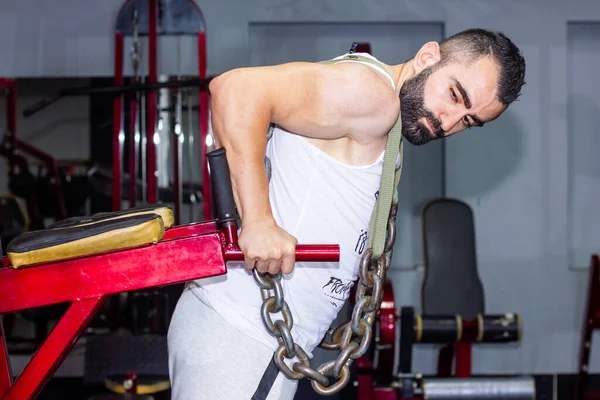 Spor Salonunda Vücut Geliştirme Eğitimi — Stok fotoğraf