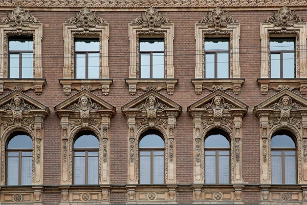 Historic Stucco Building Petersburg Russia — Stock Photo, Image