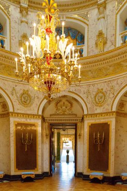 Pavlovsk Palace - Yaz Sarayı İmparator Paul iç ı Pavlovsk, St Petersburg, Rusya Federasyonu