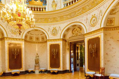 Pavlovsk Palace - Yaz Sarayı İmparator Paul iç ı Pavlovsk, St Petersburg, Rusya Federasyonu