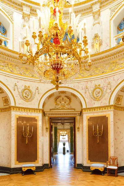 Interior Palácio Pavlovsk Palácio Verão Imperador Paulo Pavlovsk São Petersburgo — Fotografia de Stock