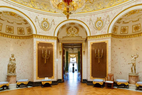 Interior Palácio Pavlovsk Palácio Verão Imperador Paulo Pavlovsk São Petersburgo — Fotografia de Stock