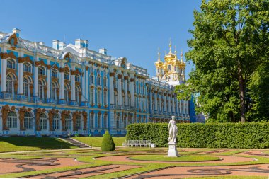 19 Haziran 2018. Tsarskoye Selo, St. Petersburg, Rusya Federasyonu. Catherine Palace eski Kraliyet ülke ikametgahı.