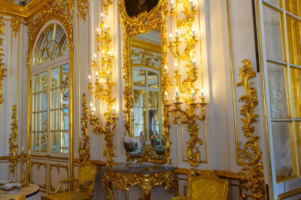 Junio 2018 Tsarskoye Selo San Petersburgo Rusia Interior Del Palacio — Foto de Stock