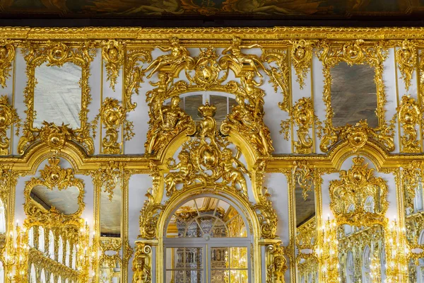 Junio 2018 Tsarskoye Selo San Petersburgo Rusia Interior Del Palacio — Foto de Stock
