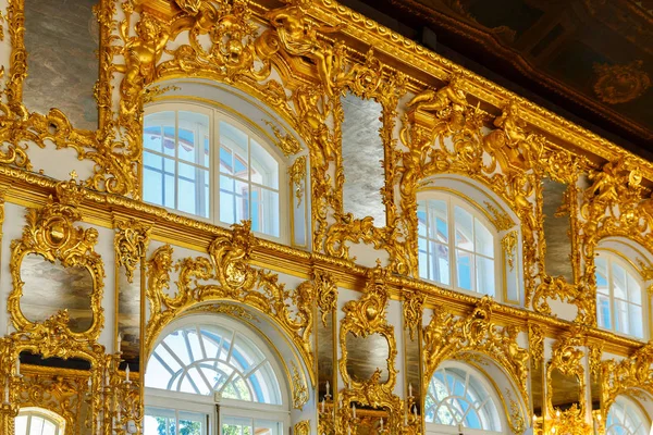 Junho 2018 Tsarskoye Selo São Petersburgo Rússia Interior Palácio Catarina — Fotografia de Stock