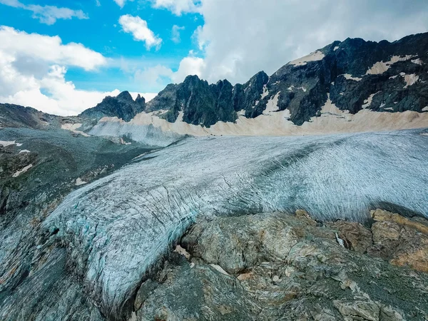 Luftaufnahme Aus Der Drohne Der Gletscher Aus Dem Der Sophia — Stockfoto