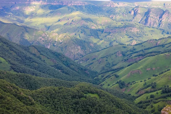 Landscape North Caucasus Plateau Bermamyt Sunrise — Stock Photo, Image