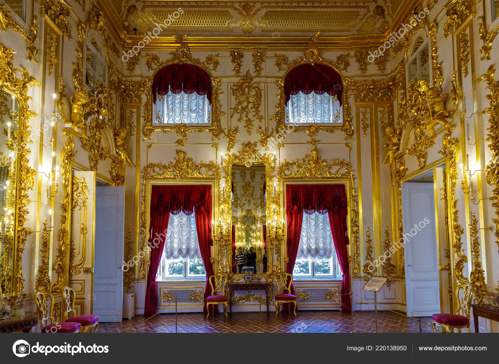 June 19th 2018 Peterhof Petersburg Russia Interior Peterhof
