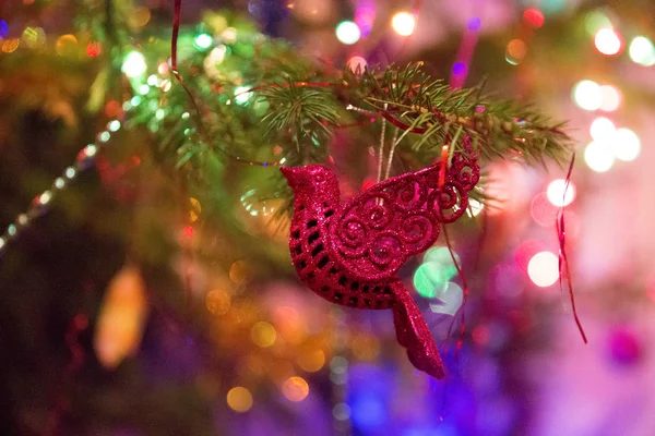 Brinquedo Colorido Para Decorar Árvore Natal Ano Novo Conceito Natal — Fotografia de Stock
