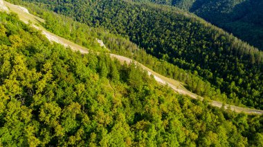 mountai manzara manzara drone havadan görünümü
