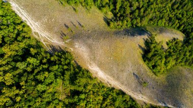 mountai manzara manzara drone havadan görünümü