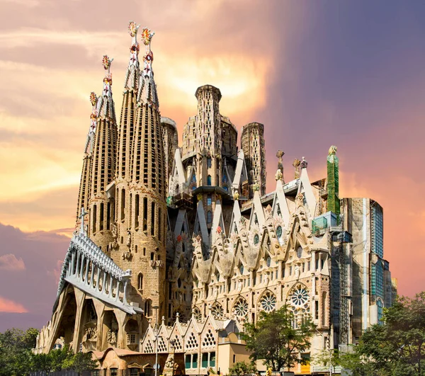 バルセロナ スペイン 2019年9月20日 サグラダ ファミリア Sagrada Familia アントニ ガウディが設計し ユネスコの世界遺産に登録されているスペイン — ストック写真