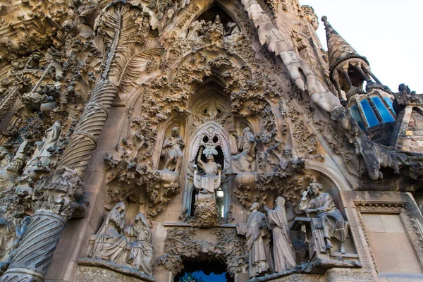 Barcelona Spain September 2019 Sagrada Familia Huge Roman Catholic Basilica — Stock Photo, Image