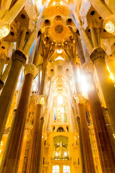 Barcelona Spanje September 2019 Sagrada Familia Een Enorme Rooms Katholieke — Stockfoto