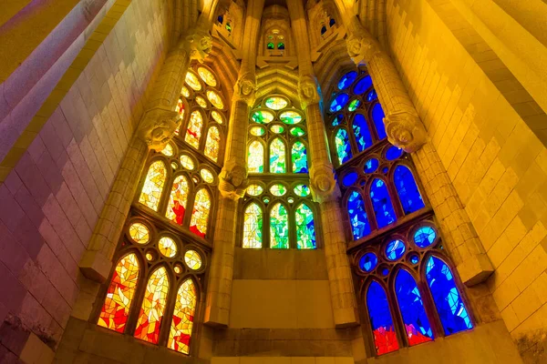 Barcelona Espanha Setembro 2019 Sagrada Família Uma Enorme Basílica Católica — Fotografia de Stock