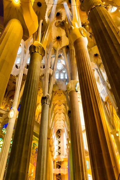 Барселона Іспанія Вересня 2019 Sagrada Familia Величезна Католицька Базиліка Барселоні — стокове фото