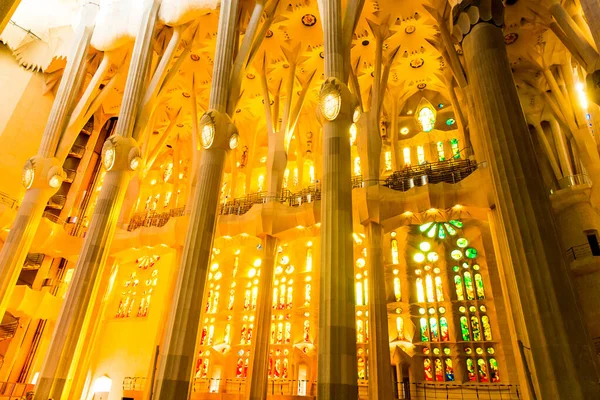 Barcelona Španělsko Září2019 Sagrada Familia Obrovská Římskokatolická Bazilika Barceloně Kterou — Stock fotografie