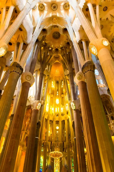 Barcelona Spanje September 2019 Sagrada Familia Een Enorme Rooms Katholieke — Stockfoto