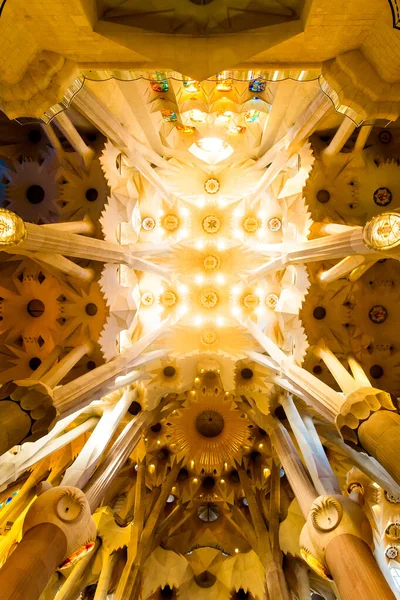 Барселона Іспанія Вересня 2019 Sagrada Familia Величезна Католицька Базиліка Барселоні — стокове фото