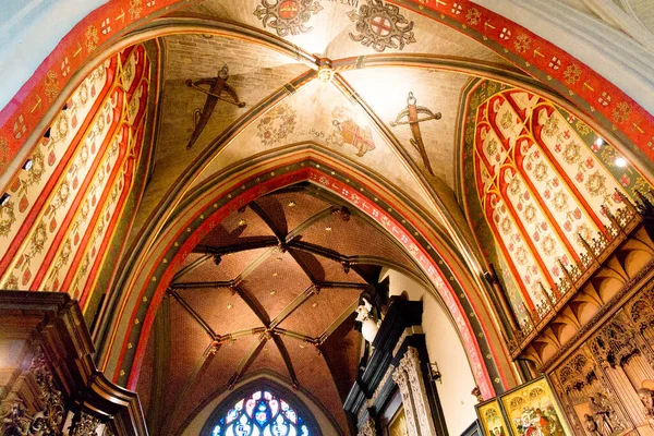 Antwerp Bélgica Outubro 2019 Interiores Pinturas Detalhes Catedral Notre Dame — Fotografia de Stock