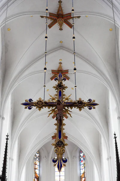 Antwerp Bélgica Outubro 2019 Catedral Cross Notre Dame Anvers Antuérpia — Fotografia de Stock