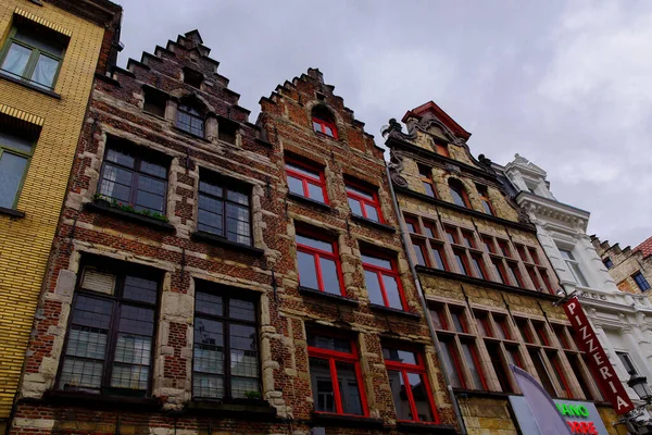 Antwerp Belgie Října 2019 Staré Historické Budovy Ulicích Antverp Vlámský — Stock fotografie