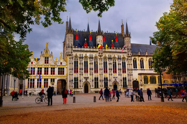 Brygge Flandern Belgien Europa Oktober 2019 Den Medeltida Antika Provinciaal — Stockfoto
