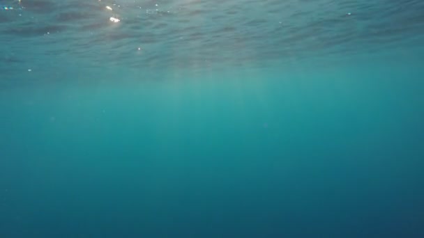 Καθαρό Γαλάζιο Θαλασσινό Νερό — Αρχείο Βίντεο