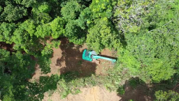 Takuapa Thailand May 2020 채굴하는 기계류 로인해 침전물 이생기다 — 비디오