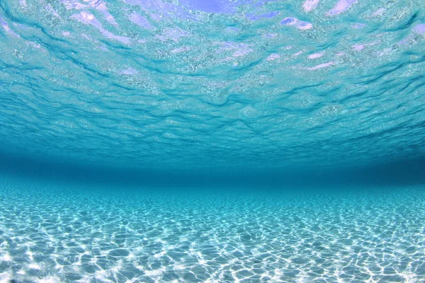 Víz Alatti Kilátás Óceán Fenekére — Stock Fotó