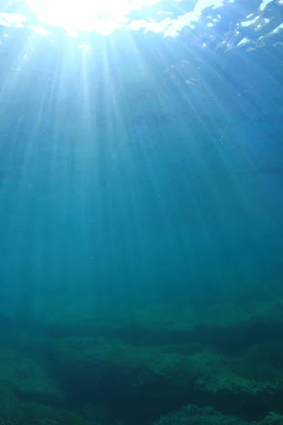 Hermoso Paisaje Submarino Del Océano — Foto de Stock