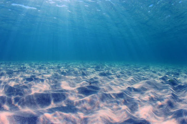 Fondo Submarino Con Rayos Sol — Foto de Stock