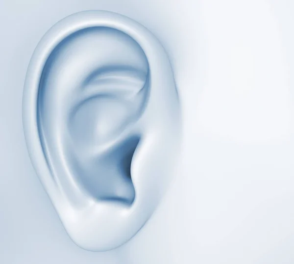 Obraz Koncepcyjny Ilustracja Ludzki Hearing — Zdjęcie stockowe