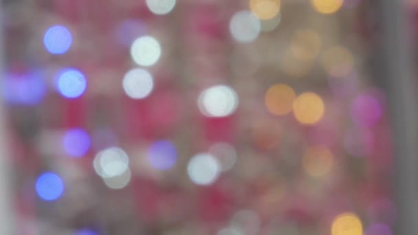 Licht Bokeh Abstracte Achtergrond — Stockvideo