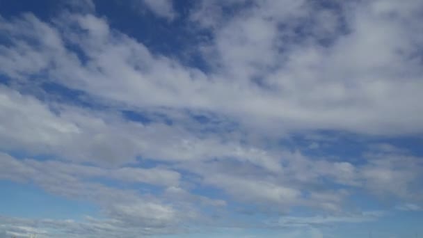 Zaman Atlamalı Gökyüzü Bulut Doğa Içinde — Stok video