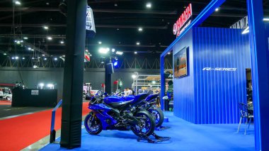 Bangkok - Temmuz 5: Bangkok Uluslararası Auto Salon 2018, en büyük ve en görkemli modifiye otomobil ve otomobil aksesuarları show Bangkok, Tayland, modifiye Araba Fuarı.