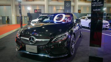 Bangkok - Temmuz 5: Bangkok Uluslararası Auto Salon 2018, en büyük ve en görkemli modifiye otomobil ve otomobil aksesuarları show Bangkok, Tayland, modifiye Araba Fuarı.