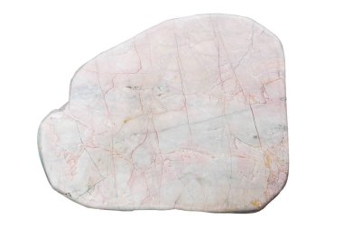 Beyaz arka plan üzerinde izole mermer taş doku