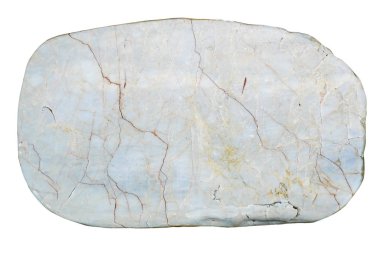 Beyaz arka plan üzerinde izole mermer taş doku