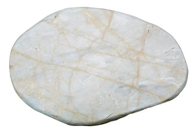 Beyaz arka plan üzerinde izole mermer taş doku