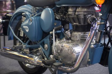 Bangkok - Temmuz 5: Royal modifiye motosiklet gösterisi Bangkok Uluslararası Auto Salon 2018, en büyük ve en görkemli modifiye otomobil ve otomobil aksesuarları show Bangkok, Tayland.