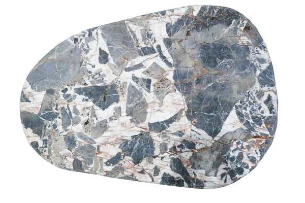 Beyaz arka plan üzerinde izole mermer taş doku