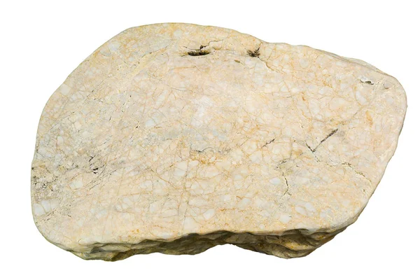 Beyaz arka plan üzerinde izole mermer taş doku